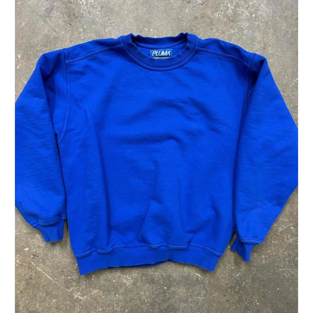 Vintage Russell Athletic Pluma Crewneck Sweatshirt Men’s Large Blue 90s
